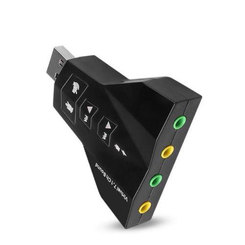 Virtual 7.1 USB 3D Sound Audio Card Adapter