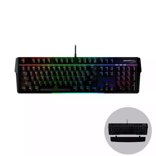 Hyperx Alloy MKW100 Mechanical Gaming Keyboard TTC RED/Linear US LayOut - Black