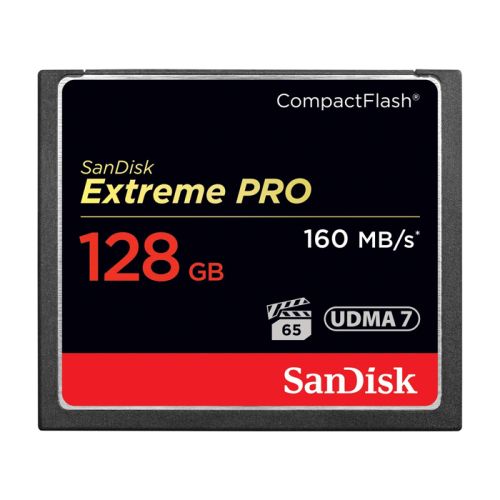 SanDisk Extreme Pro CompactFlash Memory Card 128GB (160MB/s)