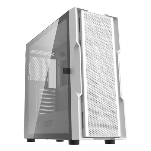 Darkflash Dk431 Metal Full Mesh Atx Gaming Pc Case - White (With 4*ARGB Fans)