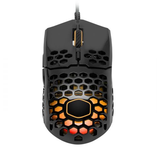 CoolerMaster MM711 RGB Gaming Mouse - Glossy Black