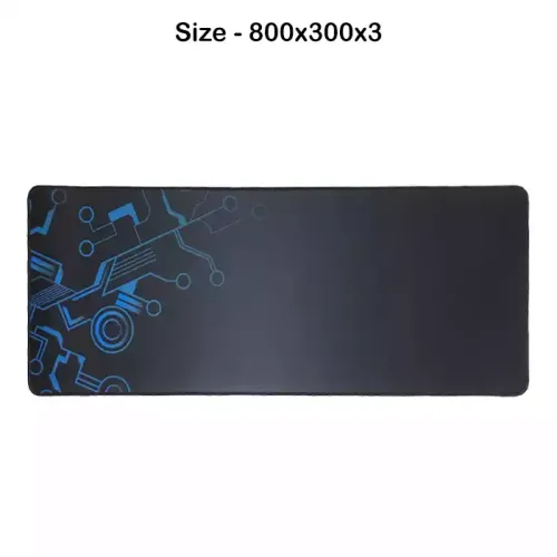 Gaming Mouse Pad - Black/Blue (800x300x3)