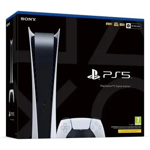 Sony Ps5 Playstation 5 Digital Console (4k 120 Hdr 8k) 825gb/go (R2) - White