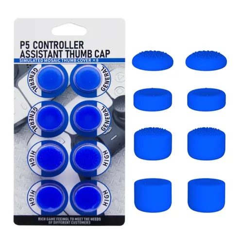 Ps5 Controller Assistant Thumb Cap 8pack - Blue