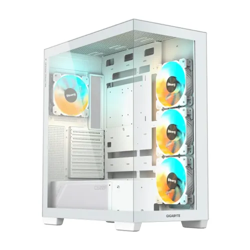 GIGABYTE C500 PANORAMIC STEALTH ICE Mid Tower Case - White