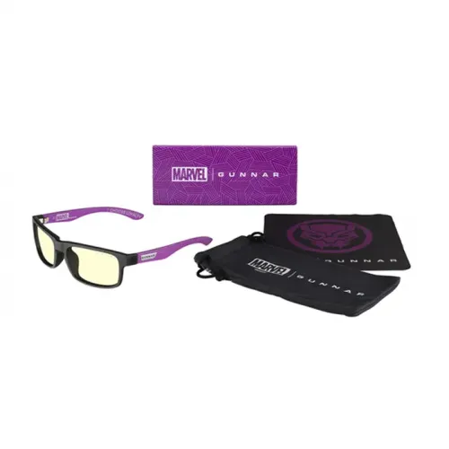 Gunnar Enigma Marvel Black Panther Edition Gaming Glasses - Amber