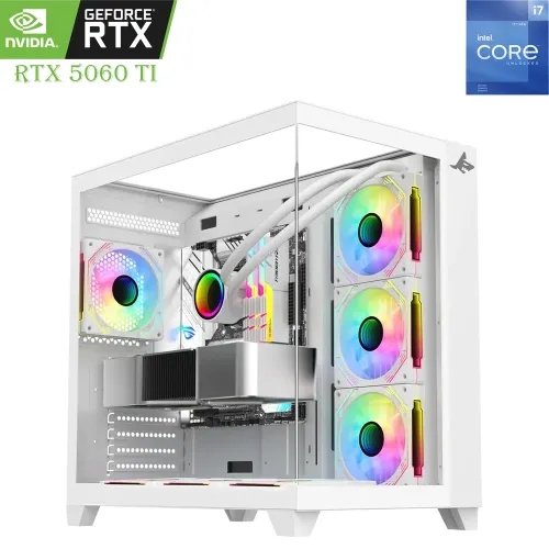 Gaming Pc Sharx – Intel Core I7 12th Gen | Rtx 5060 Ti 16gb | 1tb Ssd | 16gb Ram