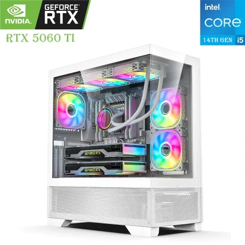 Gaming Pc Intel Core I5 14th Gen Rtx 5060 Ti 16gb, 1tb Ssd, 16gb Ram