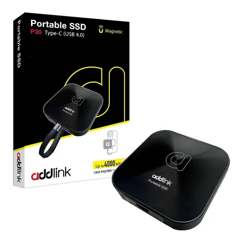 Addlink P30 Portable 1tb Ssd With Magsafe And Usb-c To Usb-c Cable