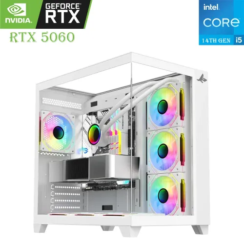 Gaming Pc Mid-tower Intel Core I5 - 14th Gen Rtx 5060 8gb, 1tb Ssd, 16gb Ram
