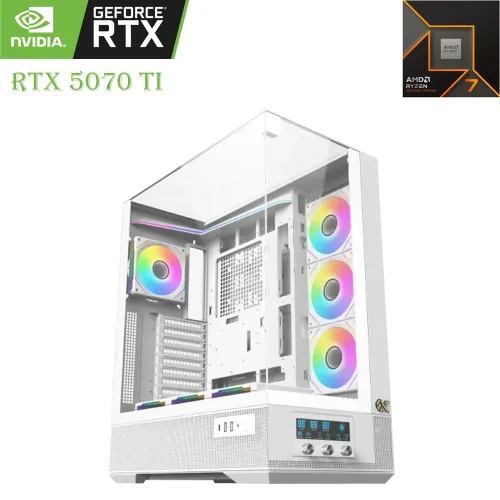 Gaming PC Xigmatek – AMD Ryzen 7 9800X3D | RTX 5070 Ti 16GB | 2TB SSD | 32GB RAM