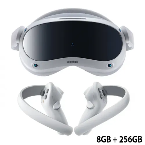 PICO 4 All-In-One VR Headset, 8GB + 256GB Storage - White-Gray