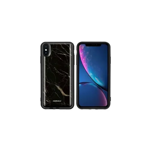 Momax Battery Case: Q.power Pack 6000mah For Iphone Xs Max Black Marble