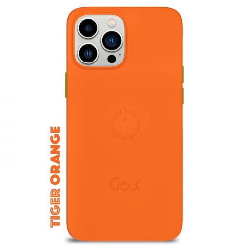 Goui Magnetic Cover For iPhone 13 Pro - Tiger Orange