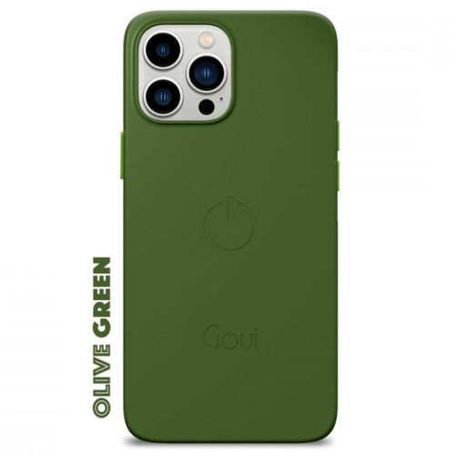 Goui Magnetic Cover For iPhone 13 Pro Max - Olive Green