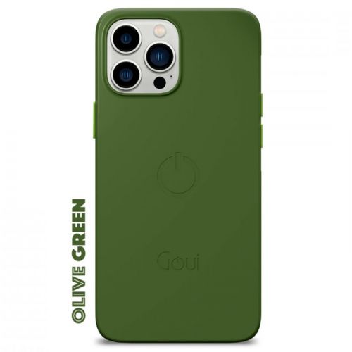Goui Magnetic Cover For iPhone 13 Pro - Olive Green