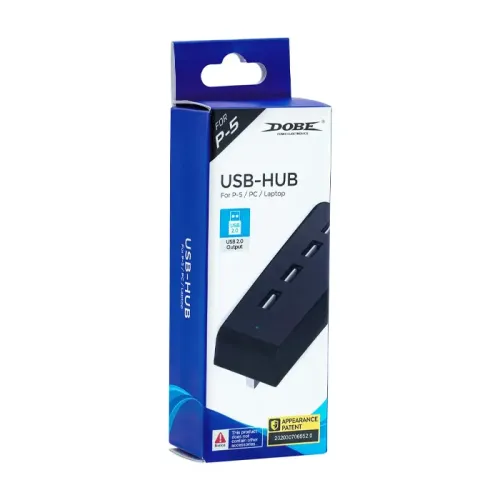 Dobe USB 2.0 Hub For Ps5 / PC / Laptop