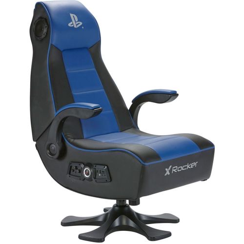 X Rocker Infiniti 2.1 Officially Licensed PlayStation Gaming Chair - Blue & Black