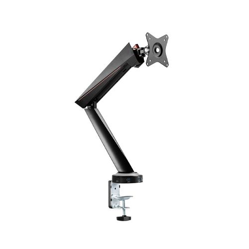 Gameon Pro Single Gaming Monitor Arm - Stand And Mount 17" - 32" - Black