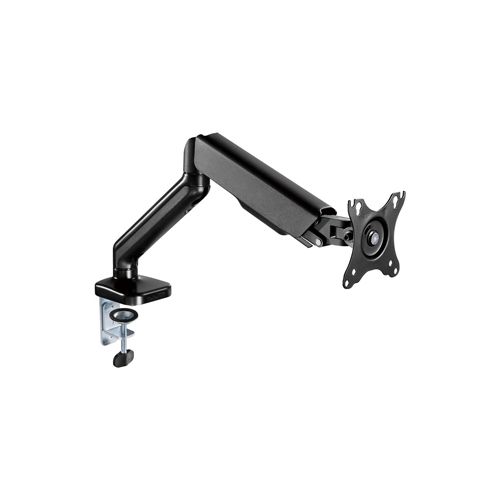 Gadgeton Standard Single Monitor Arm, Stand And Mount 17" - 32" - Black