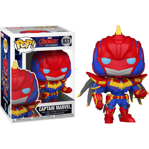 Funko Pop! Marvel: Marvel Mech Strike - Captain Marvel - 831