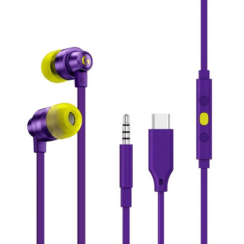 Logitech G333 Gaming Earphones - Purple