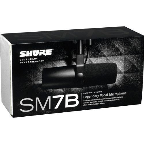 Shure SM7B Dynamic Studio Vocal Microphone