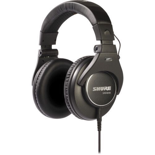 Shure SRH840 Professional Monitoring Headphone -Black