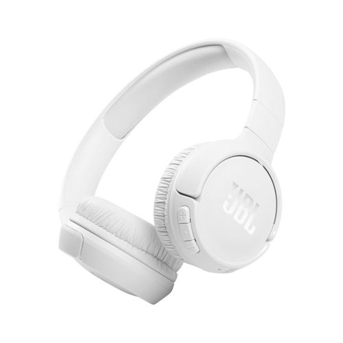 JBL Tune 510BT: Wireless On-Ear Headphones with Purebass Sound - White