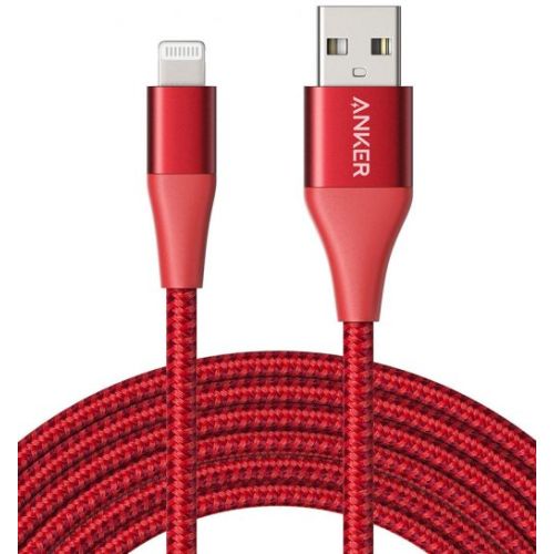 Anker PowerLine+ II USB-A With Lightning Cable (3m/10ft) C89 – Red