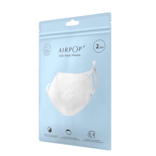 Airpop Kids Face Mask 2pack - White