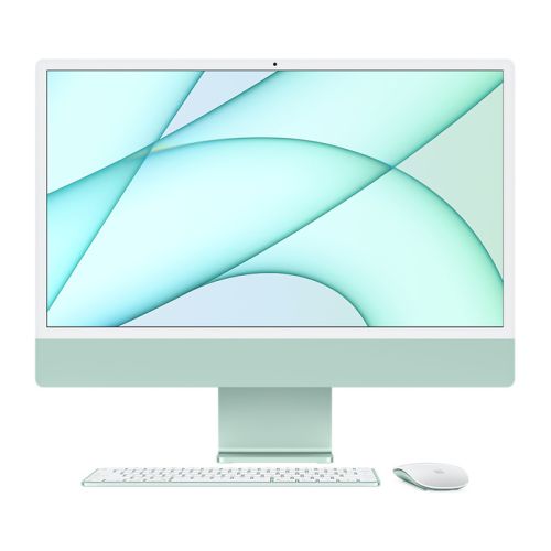 Apple 24-Inch IMAC With Retina 4.5K Display : APPLE M1 Chip With 8-Core CPU AND 8-Core GPU, 256GB - Green- Arbic