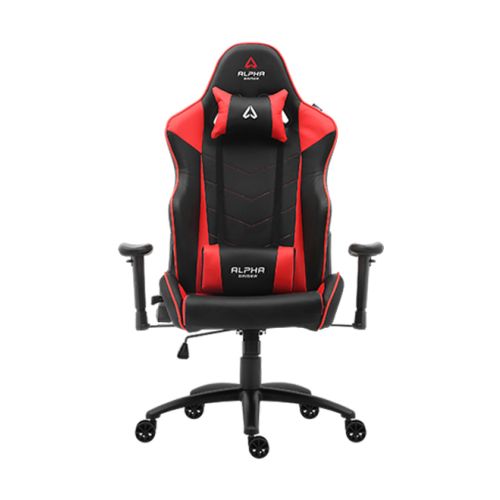 Alpha Gamer SCORPIUS Series Gaming Chair - BLACK - RED (AGSCORPIUS-BK/RED)