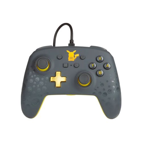 N.S: PowerA Enhanced Wired Controller -  Pokmon: Pikachu Grey