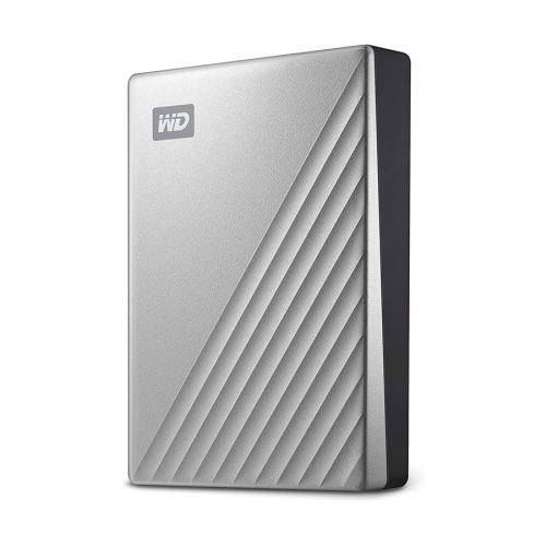 WD 5TB My Passport Ultra USB 3.0 Type-C External Hard Drive  for Mac  - Silver