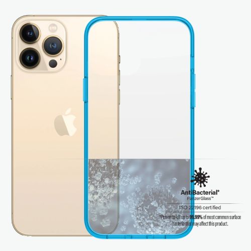 PanzerGlass Clear Case Color iPhone 13 Pro Max - Bondi Blue Limited Edition