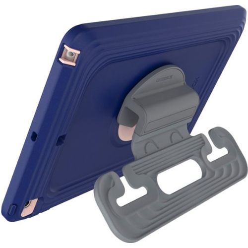 OtterBox - Kids EasyGrab Tablet Case for Apple iPad (7th, 8th and 9th gen) - Dark Blue