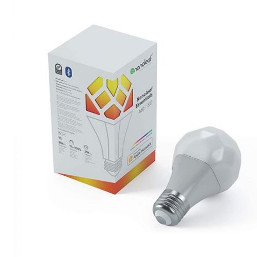 Nanoleaf Essentials Smart A19 Bulb (800Lm White 2700K-6500K 120V-240V) E27