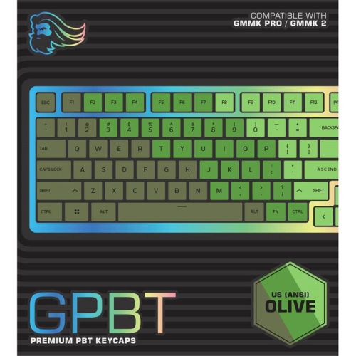 Glorious Premium PBT Key Caps - Olive