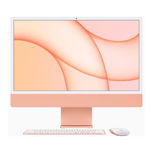 Apple Imac 24inch, Retina,4.5k Display, Chip 8-core Cpu,8-core Gpu, 16Ram/1TB SSD(Arabic) - Orange