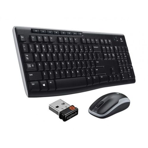 Logitech Mk270 Wireless Keyboard and Mouse Combo  (English - Arabic)
