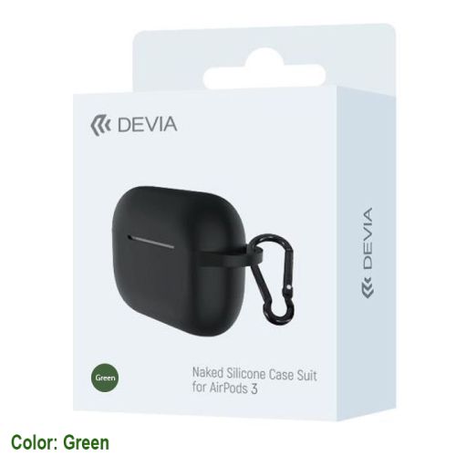 Devia Naked Silicon Case for Airpods 3 - Green