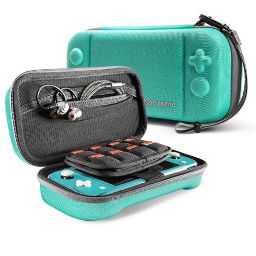 Tomtoc Nintendo Switch Lite Travel Case - Turquoise