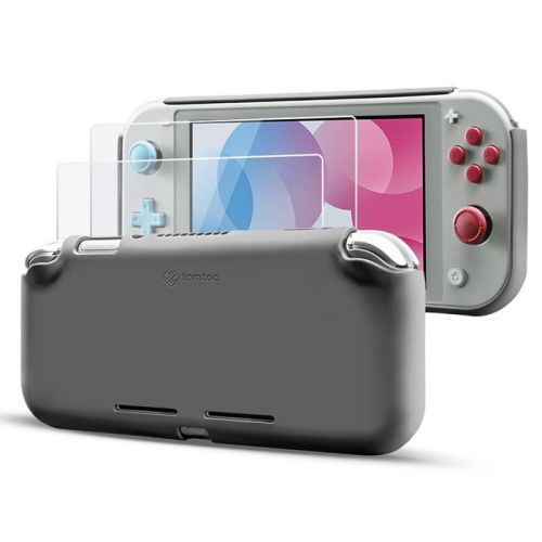 Tomtoc Nintendo Switch Lite Liquid Silicone Case - Grey