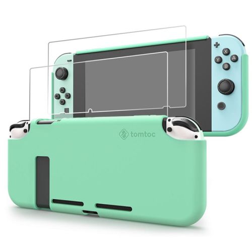 Tomtoc Nintendo Switch Liquid Silicone Case - Turquoise