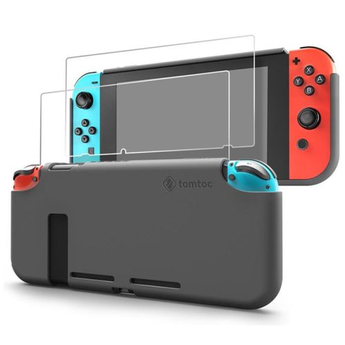 Tomtoc Nintendo Switch Liquid Silicone Case - Grey