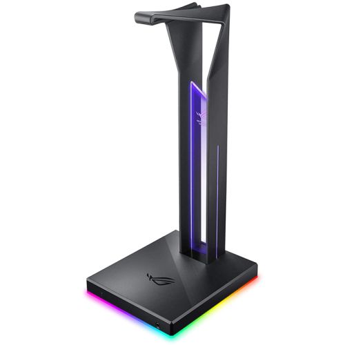Asus ROG Throne Qi Headset Stand With Rgb Lighting and ESS DAC - Black