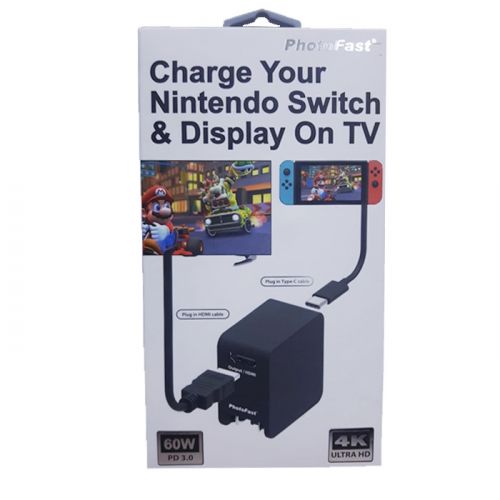 PhotoFast Charge Your Nintendo Switch and Display On TV