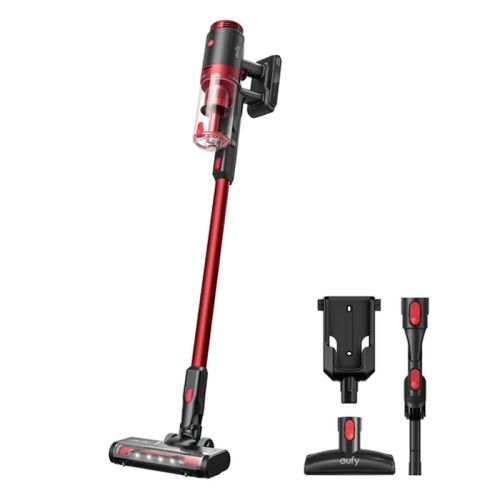 eufy by Anker, HomeVac S11 Lite, Cordless Stick Vacuum Cleaner - Red