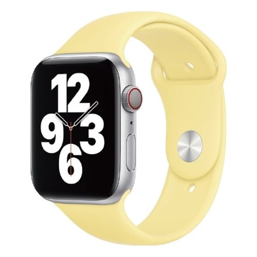 WIWU One Color Sport Band Watchband For iWatch 42-44mm - Light Lemon Yellow